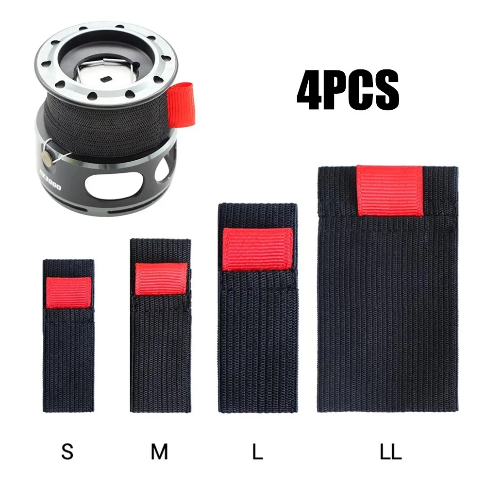 Mesh Coil Strip - 4 шт. черный + красный S