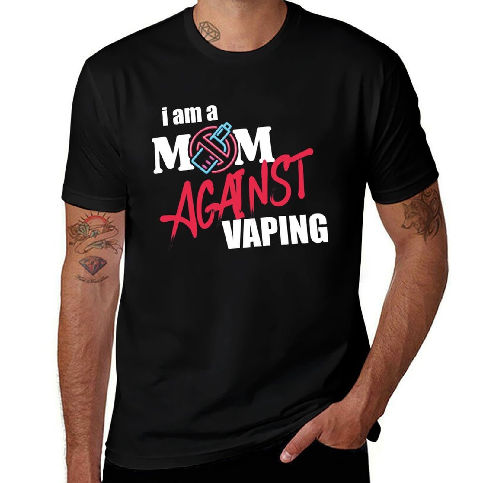 Quick Vape - Я мама против вейпинга. Подарочная футболка